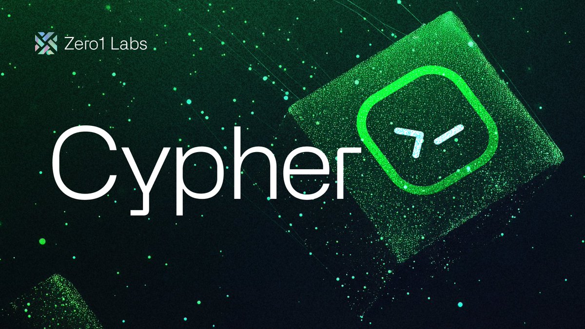 zero1_labs's tweet image. AI depends on data. Blockchains depend on trust. To combine them, privacy has to be solved.
Cypher is Zero1 Labs’ FHE–EVM chain, designed for AI and LLM applications. It performs computations directly on encrypted data, ensuring inputs stay private while results remain correct.…
