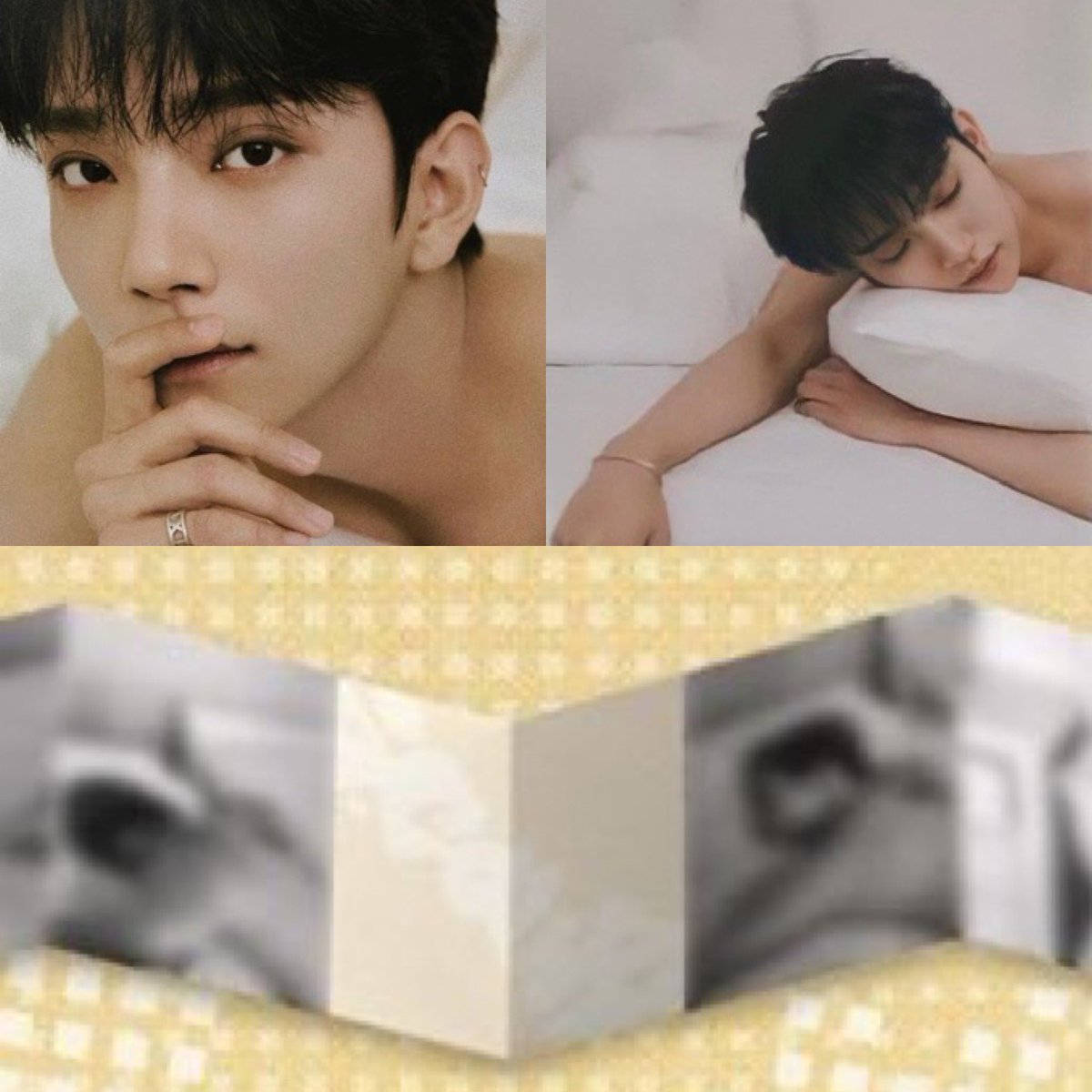 i know shirtless attacca joshua hong was on the moodboard for the gyucheol unit