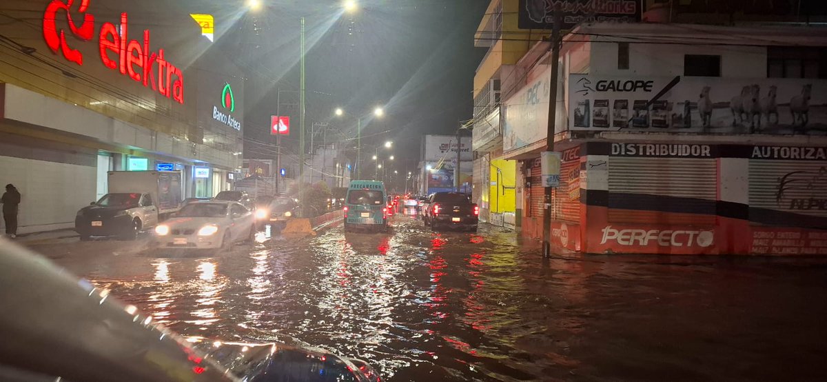 amdigitalhgo's tweet image. Lluvias generan encharcamientos moderados en calles de Tulancingo
Las precipitaciones registradas el lunes ocasionaron encharcamientos moderados en distintas vialidades de Tulancingo, informó el gobierno municipal.
#Tulancingo #Lluvias #ClimaHidalgo #InundacionesUrbanas…