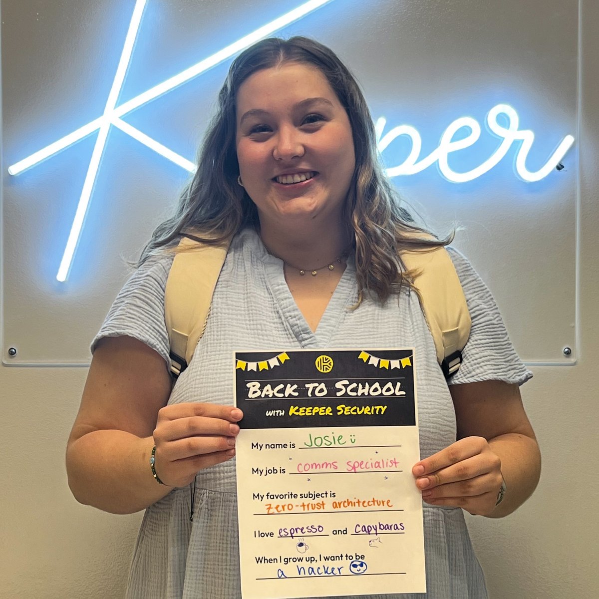keepersecurity's tweet image. It’s back-to-school season at Keeper Security! Instead of math or science, we’re studying zero-trust and privileged access management.

#KeeperSecurity #BackToSchool