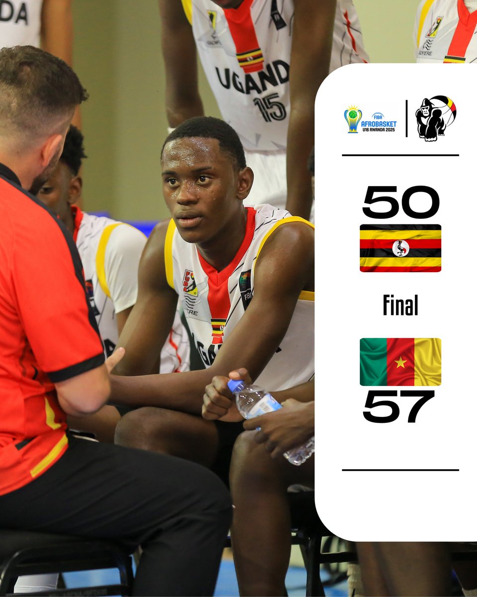 FubaYouthMini's tweet image. A brave fight from the U16 Jr Silverbacks in our Afrobasket opener. Lessons taken, eyes on the next one! 💪🏾🇺🇬