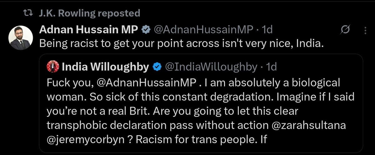 GONE TO BLUESKY π (@marcouk73) on Twitter photo Validation by Rupert Lowe AND the Terf Witch in the space of 24 hours, that's quite something.
This marks the final nail in the coffin for my interest in joining #YourParty <a href="/jeremycorbyn/">Jeremy Corbyn</a> <a href="/zarahsultana/">Zarah Sultana MP</a>. Validation by Rupert Lowe AND the Terf Witch in the space of 24 hours, that's quite something.
This marks the final nail in the coffin for my interest in joining #YourParty <a href="/jeremycorbyn/">Jeremy Corbyn</a> <a href="/zarahsultana/">Zarah Sultana MP</a>.
