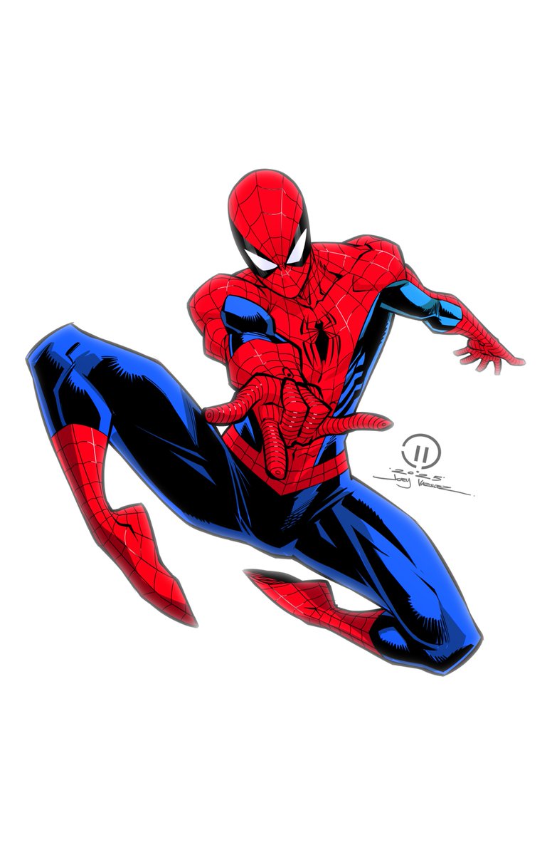 My Spider-man from my how to draw spider-man video.  Will be up on Youtube soon. :)