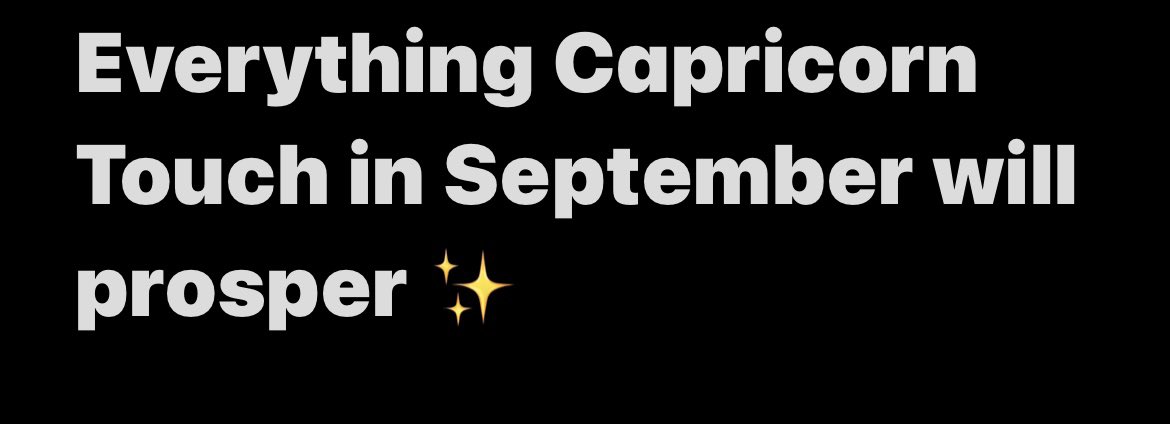 maiyabooo's tweet photo. September 🌸 Will be good to the Capricorns♑️🌟 https://t.co/ikmP54EzG3