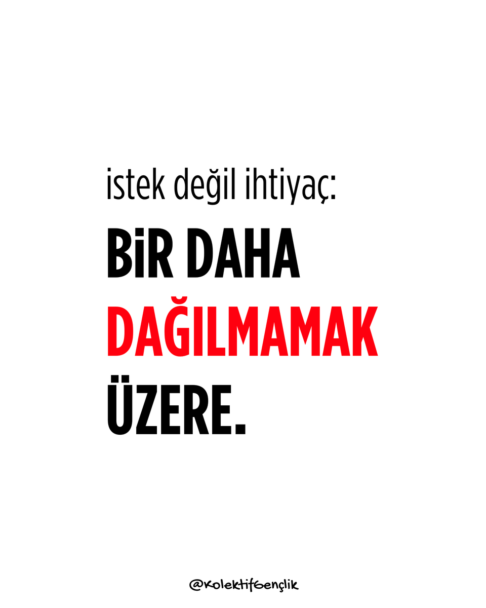 kolektifgenclik's tweet photo. İstek değil, ihtiyaç. https://t.co/QHZILAk5Zw
