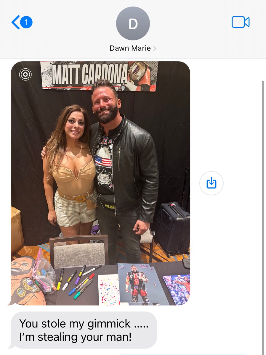 I didn’t agree to this storyline!!!!!!! 
<a href="/WWEDawnMarieECW/">Dawn Marie</a> <a href="/TheMattCardona/">Matt Cardona</a>