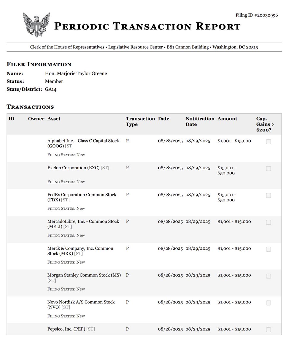 Nancy Pelosi Stock Tracker ♟ tweet media