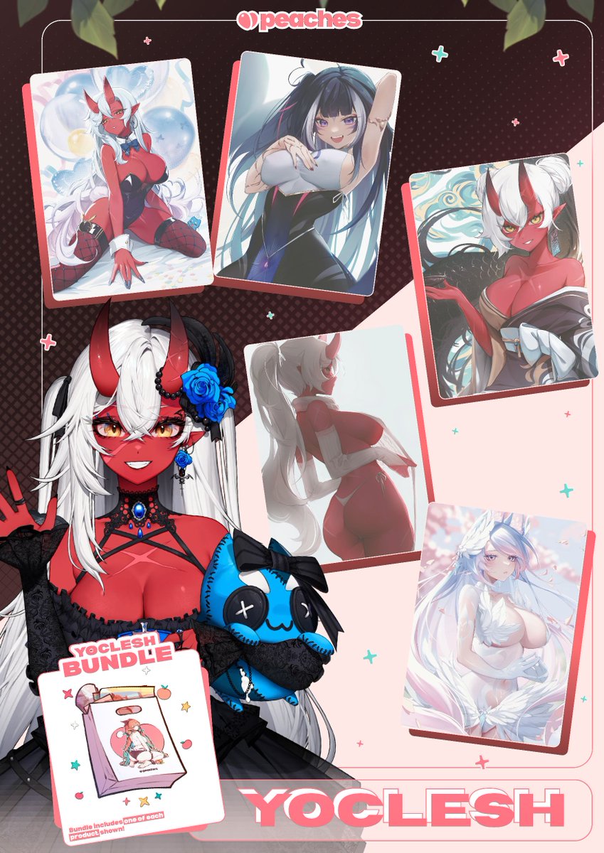 5 days before #Vexpo!
Don't miss the chance to meet <a href="/yoclesh/">yocci よち👹</a> and check out her juicy artworks🍑