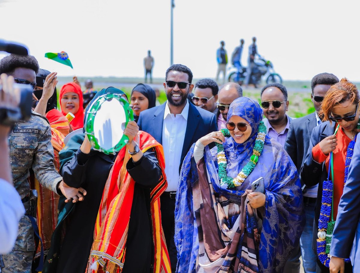 Together with H.E Selamawit Kassa, Minister of Tourism of the Federal Democratic Republic of Ethiopia, we launched the summer voluntary services programme in Haroorays District of Faafan Zone. The programme includes construction of houses for poor households, provision of school