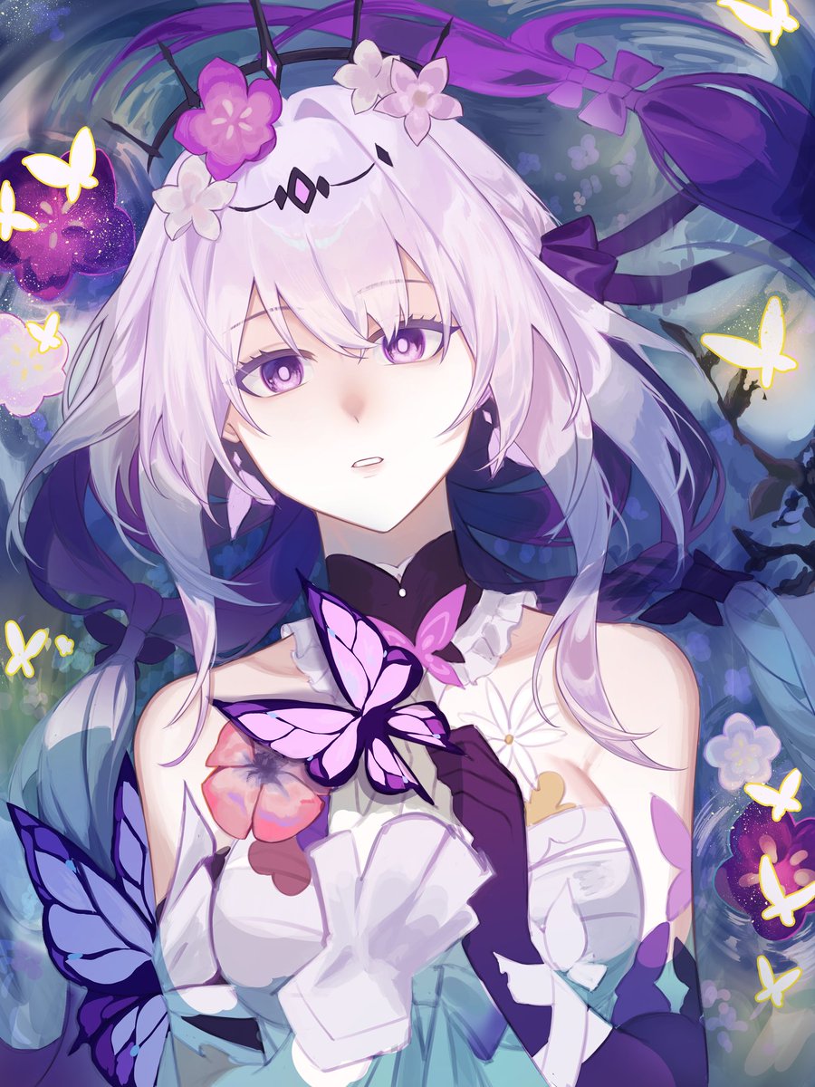 🦋 #Castorice #HonkaiStarRail #artist #artmoots #digitalart #illustration