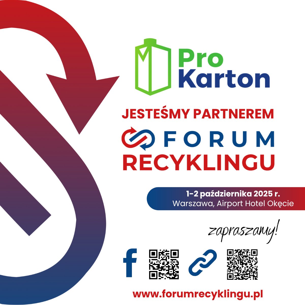 ProKarton's tweet image. ♻️ Już 1–2 października odbędzie się w Warszawie Forum Recyklingu 2025. Nasz ekspert @lmsosnowski weźmie udział w dyskusji na temat recyklingu opakowań w Polsce i ram prawnych, które go kształtują: systemu kaucyjnego i #ROP. Zapraszamy do udziału w Forum 👉