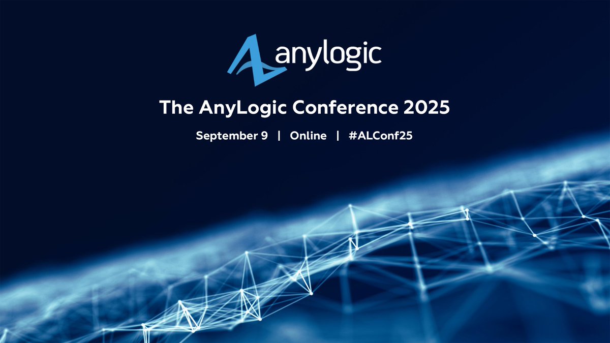 AnyLogicCo's tweet image. 🌍 The AnyLogic Conference 2025 is almost here! Get ready for one of the biggest global gatherings of simulation professionals and a full day of case studies and product insights to spark new ideas and elevate your simulation practice. Register today ➡️ anylogic.com/resources/conf…