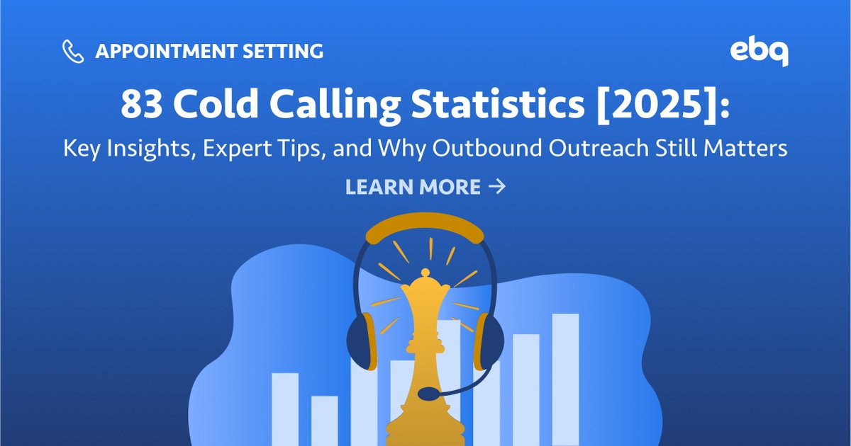 EBQuickstart's tweet image. Think cold calling is dead in 2025? Think again. These 83 statistics will show you why cold outreach still matters and updated best practices on how to uncover the most sales opportunities.

Learn more: go.ebq.com/cold-calling-s…

#B2BLeadGeneration #B2BAppointmentSetting
