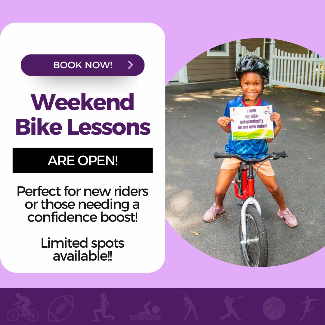 🚴‍♂️ Don’t forget to book your bike lessons - weekend slots are available!

Secure your spot today through our app or at neverstopmoving365.com.

#neverstopmoving365 #nsm365 #bikelessons #activekids #weekendfun #learntoride #kidsactivities #movementmatters
