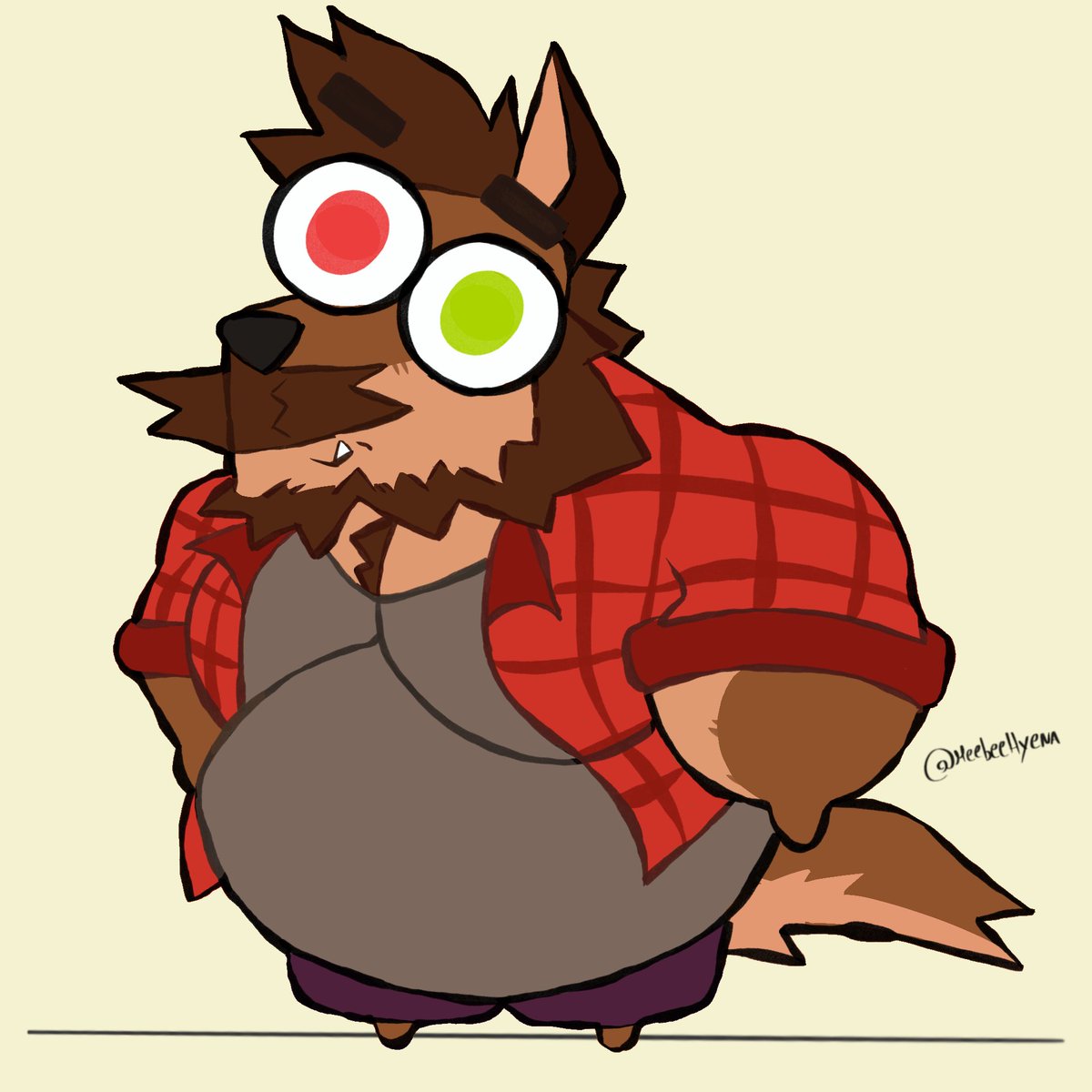 Hehe he a chunky boi :3

Art Made by <a href="/meebeehyena/">🐝 mee bee 🐝</a>