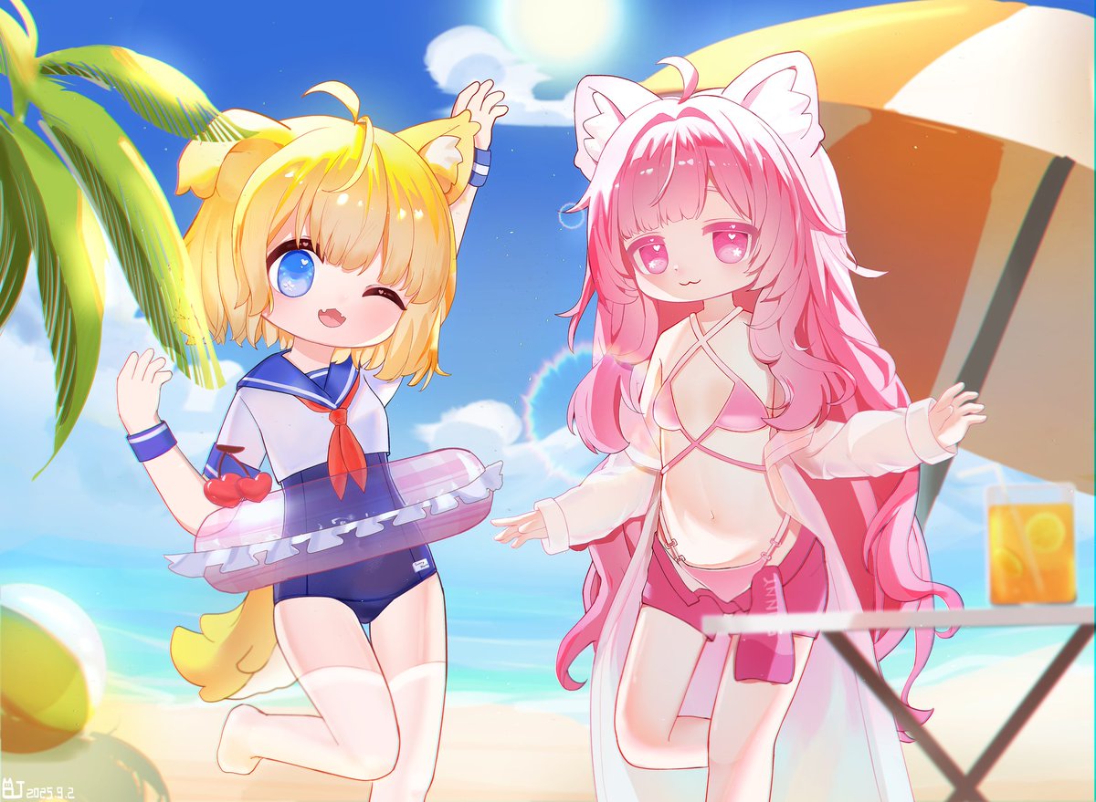 BJQWQ_'s tweet photo. sunny kipfel&amp;mame
#vrchat #kipfel #mamehinata https://t.co/7PNJUHjQ5d