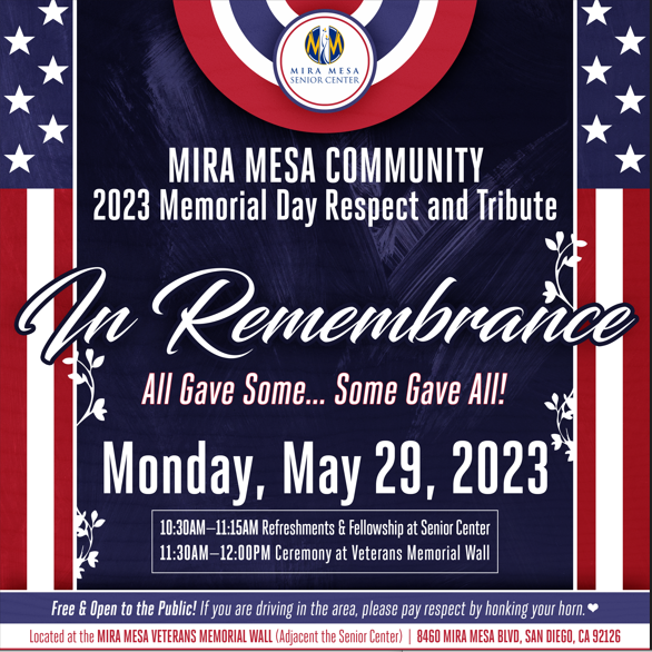 MiraMesaCenter's tweet photo. Mira Mesa Senior Center September Calendar-Upcoming Events! - https://t.co/mncFRaWfjW https://t.co/qO609OsxGk