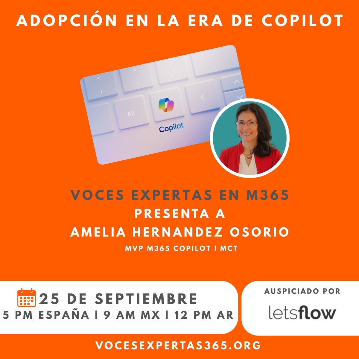 AndresGorzelany's tweet photo. Próxima reunión de #VocesExpertas entrevistando a Amelia Hernandez acerca de la #Adopcion en tiempos de #Copilot, registrate en https://t.co/K5G3nszceW https://t.co/bArLfgCpmT