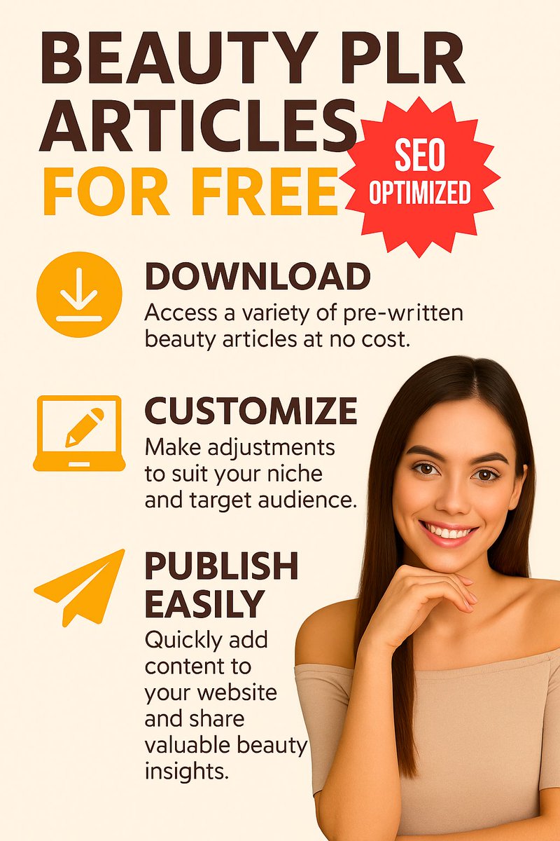 JustDreamItMedi's tweet image. 💄 Get Free Beauty PLR Articles today!
✔️ SEO Optimized
✔️ Publish Instantly to WordPress
✔️ Perfect for beauty blogs & influencers
👉 wpautoblogging.com/wordpress-auto…
#BeautyBlogging #FreePLR #WordPressAutoblogging