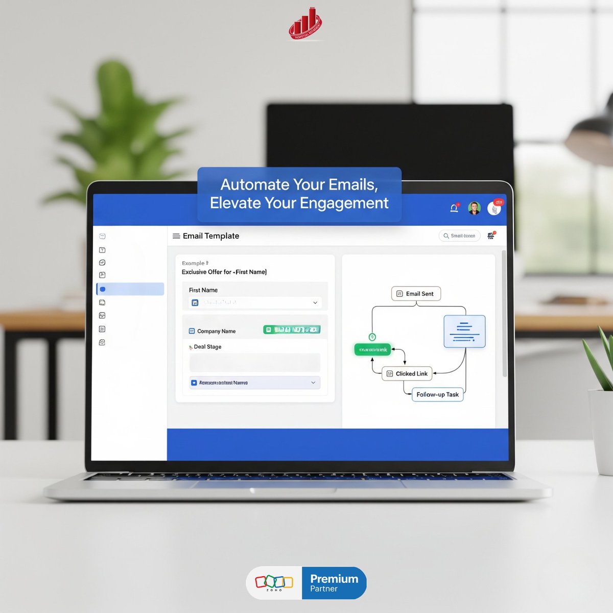BickertMgmtInc's tweet image. Stop wasting time on repetitive emails. With Zoho CRM’s Email Templates &amp;amp; Automation, every message is on-brand, personalized, and sent at the perfect moment — without lifting a finger. Send smarter. Sell faster.

#zoho #zohocrm #zohopartner  #zohotips #bickertmanagementinc