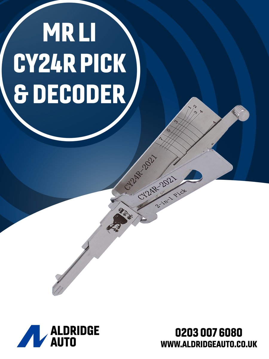 aldridgeauto_'s tweet image. 🔧 Jeep job on the board?

Grab the Original Mr Li CY24R — 2-in-1 pick &amp;amp; decode with crisp feedback so you can read, cut, and move on.
🧰 Genuine tool

⏱️ Fast, controlled work

🛻 Built for daily use
#MrLiTools #AutoLocksmithLife #PickAndDecode #JeepLocks #AldridgeAuto