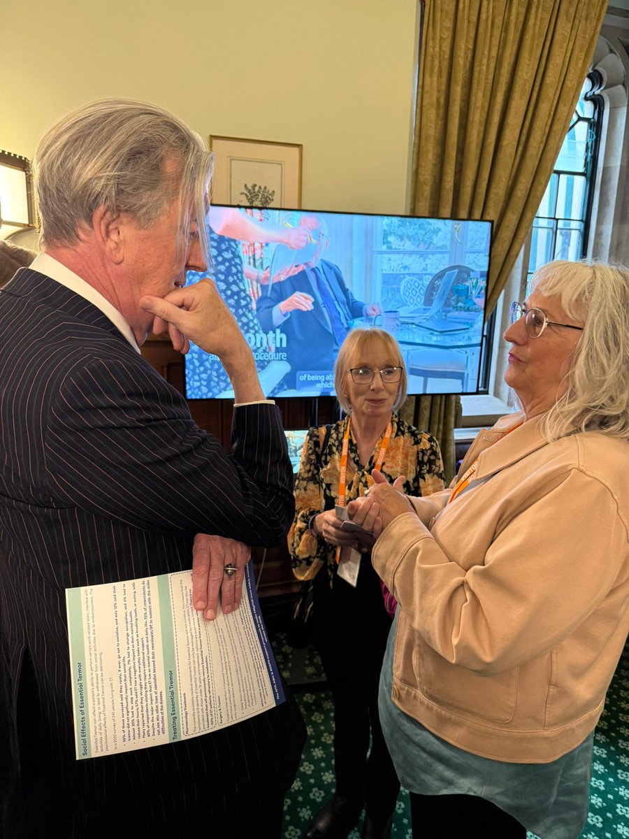 It was moving meeting Jackie &amp; hearing her powerful personal experience of living with Essential Tremor.

While new groundbreaking treatment offers hope, right now there is still a real unmet need. We must do more to ensure faster, fairer access to care.