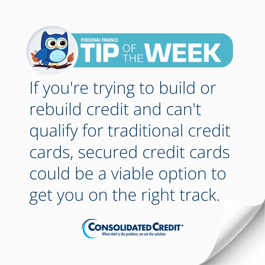 💡TipOftheWeekContest #WINMoney
❤️‍, share &amp; invite others to follow us for a chance to win $50 monthly! 

✅How to Rebuild Your Credit Step by Step: ow.ly/wjo650WPyWU

#ConsolidatedCredit  #DebtSucks 1-844-450-1789
