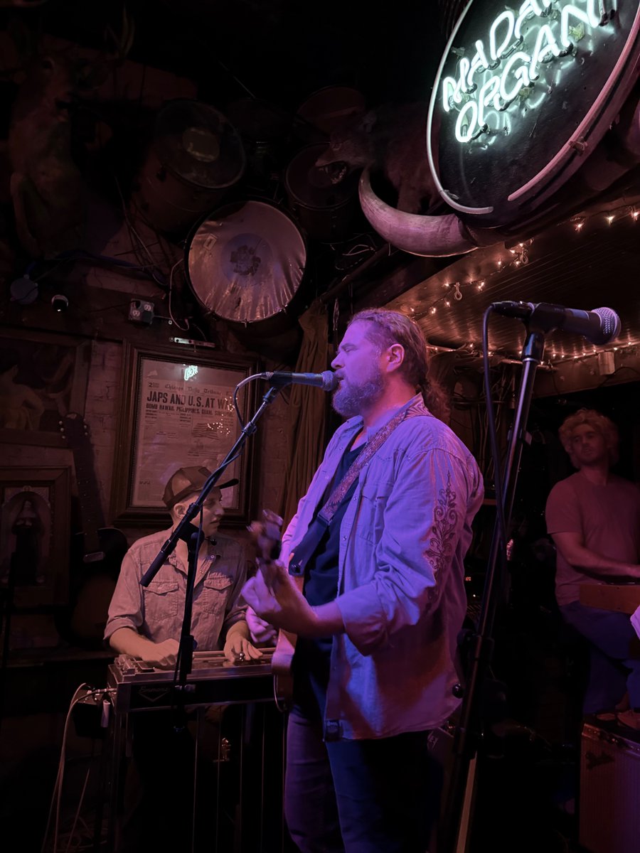 After a helluva show last weekend at Penn Social, Jack and the guys are back for their regular Wednesday night appearance at Madam's Organ.
They'll be back at Madam's again Friday night, plus they've got their debut gig Saturday at The Renegade in Arlington!