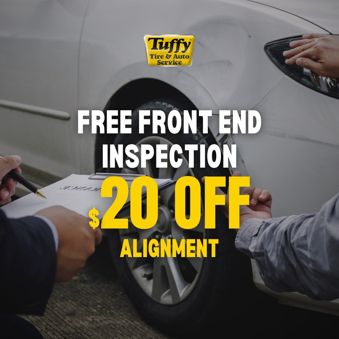 auto_tuffy's tweet image. 🚗 Smooth rides start here! Get a FREE Front-End Inspection &amp;amp; $20 OFF Alignment at Tuffy Lake! Offer expires 10/15/25. Schedule now: tuffylakeinthehills.com/view_coupon/63… #carcare #alignmentcheck #tuffylakeinthehills #autorepair #drivesafe #localbusiness #lakeinthehills