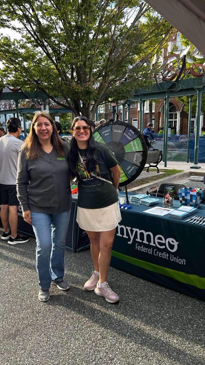 What a day! Nymeo proudly sponsored the Kentlands 5K, and it was amazing to see the community out in full force. Our tent was a hit with the prize wheel! Thanks to everyone who stopped by to connect with Nymeo Credit Union! #Kentlands5K #Nymeo