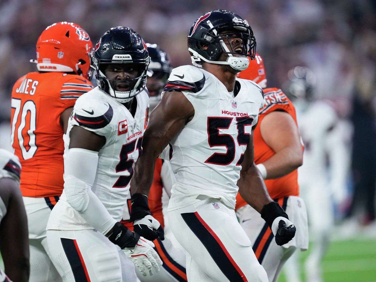 Where Texans Players Ranked on the NFL’s Top 100 by position:

1. Derek Stingley Jr. (2nd)
2. Danielle Hunter (5th)
3. Nico Collins (5th) 
4. C.J. Stroud (8th)
5. Will Anderson Jr. (8th)
6. Joe Mixon (5th)

Lots of respect for the Texans.