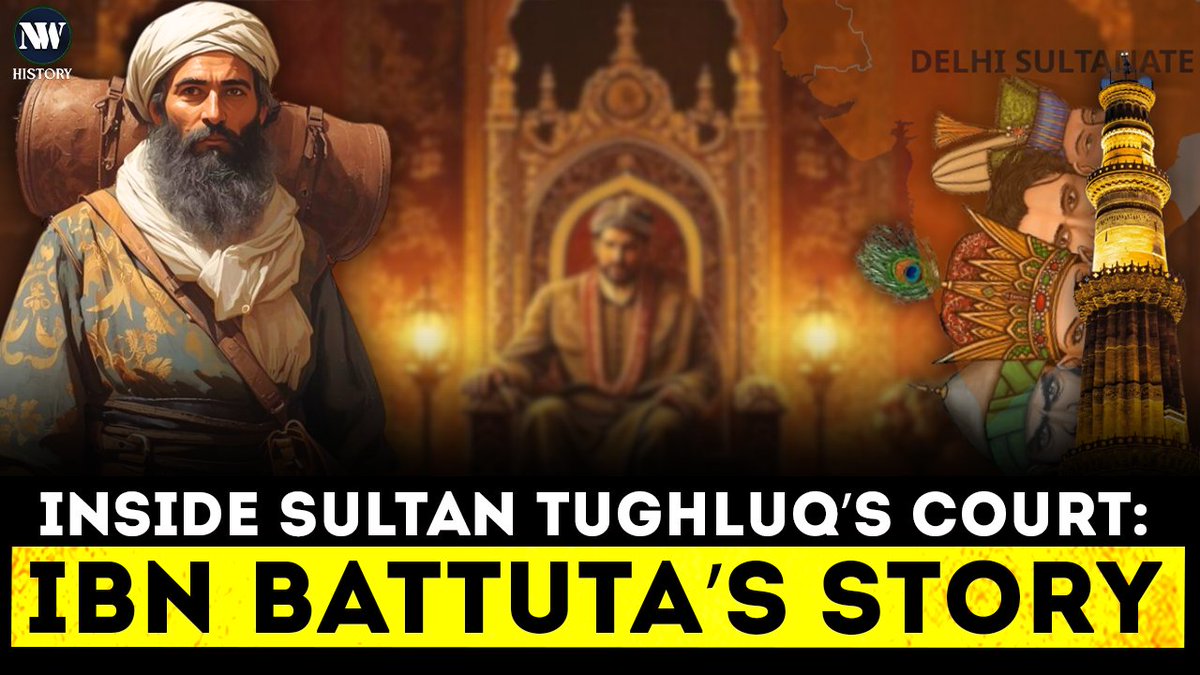 Journey with Ibn Battuta through the grandeur of medieval South Asia 🌍✨, from Sufi shrines to royal courts, spices to war elephants 🐘, in this vivid chronicle of India &amp; Pakistan's past 📖 

Watch Now: youtu.be/eDDZfp2EjHg

#IbnBattuta #DelhiSultanate #MedievalIndia