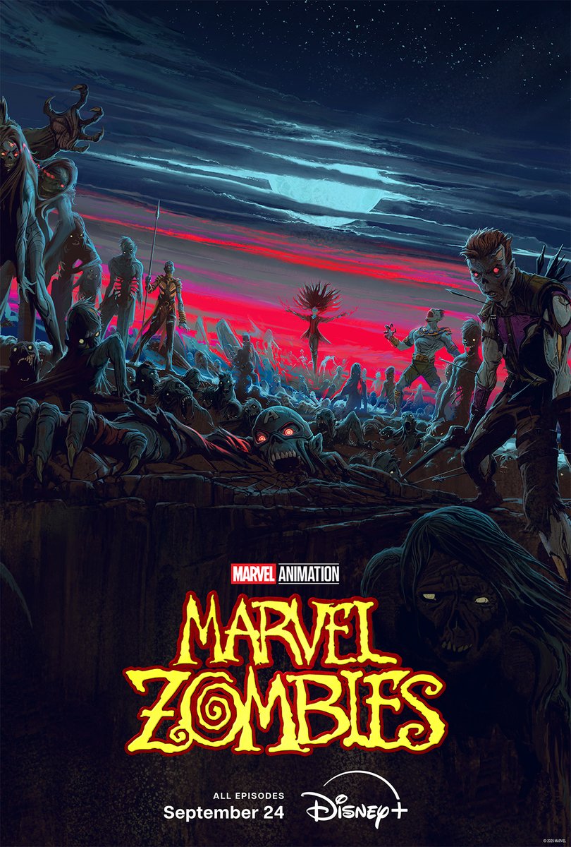 This fall, the undead assemble. On September 24, stream #MarvelZombies, a Marvel Animation four-part event, only on <a href="/DisneyPlus/">Disney+</a>.