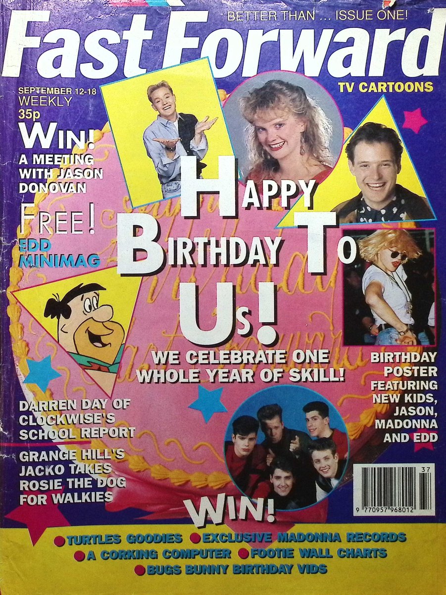 TvDidYouSee's tweet photo. #OnThisDay 12 September 1990 - FAST FORWARD
HAPPY BIRTHDAY TO US! It's the 1st birthday edition. SPOT THE DOG - #GrangeHill's Jacko takes Rosie the dog for walkies!
#DarrenDay of Clockwise's SKOOL REPORT. https://t.co/OGhGdnuxRM