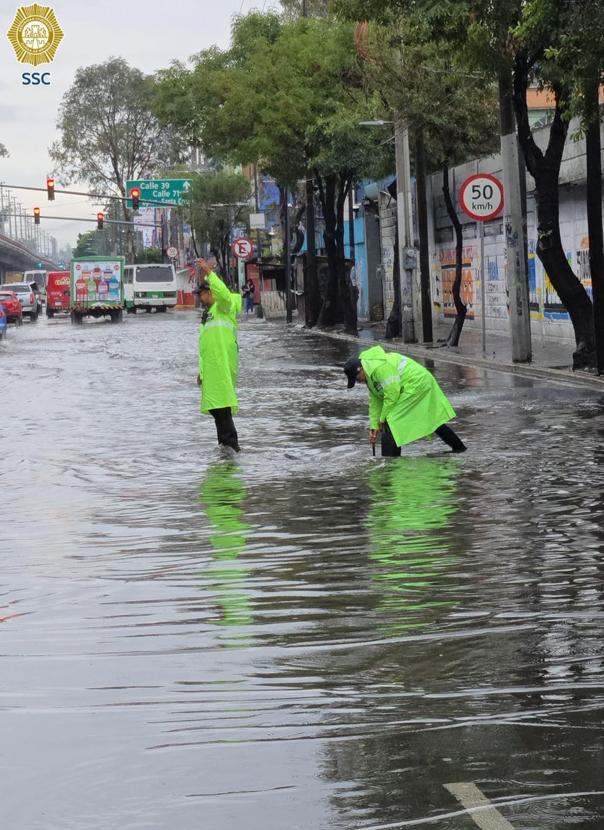 GobCDMX's tweet image. ☝🏼🌧️ Activamos diversas acciones como parte del protocolo #Tlaloque, por las lluvias registradas durante la madrugada y mañana de este 2 de septiembre.

🙌🏻🚓👩🏻‍🚒 Desplegamos elementos especializados de @SSC_CDMX, @SGIRPC_CDMX, @SEGIAGUA y @Bomberos_CDMX en los puntos de emergencia