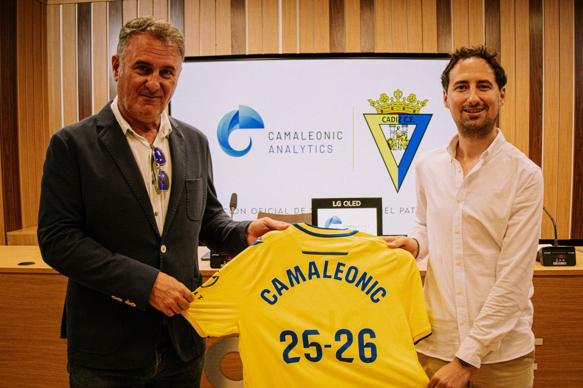 Proud to join forces with Cádiz CF this season ⚽✨

Measuring sponsorship impact and ROI with real-time, AI-powered insights.

#CádizCF #CamaleonicAnalytics #SportsInnovation #ROI