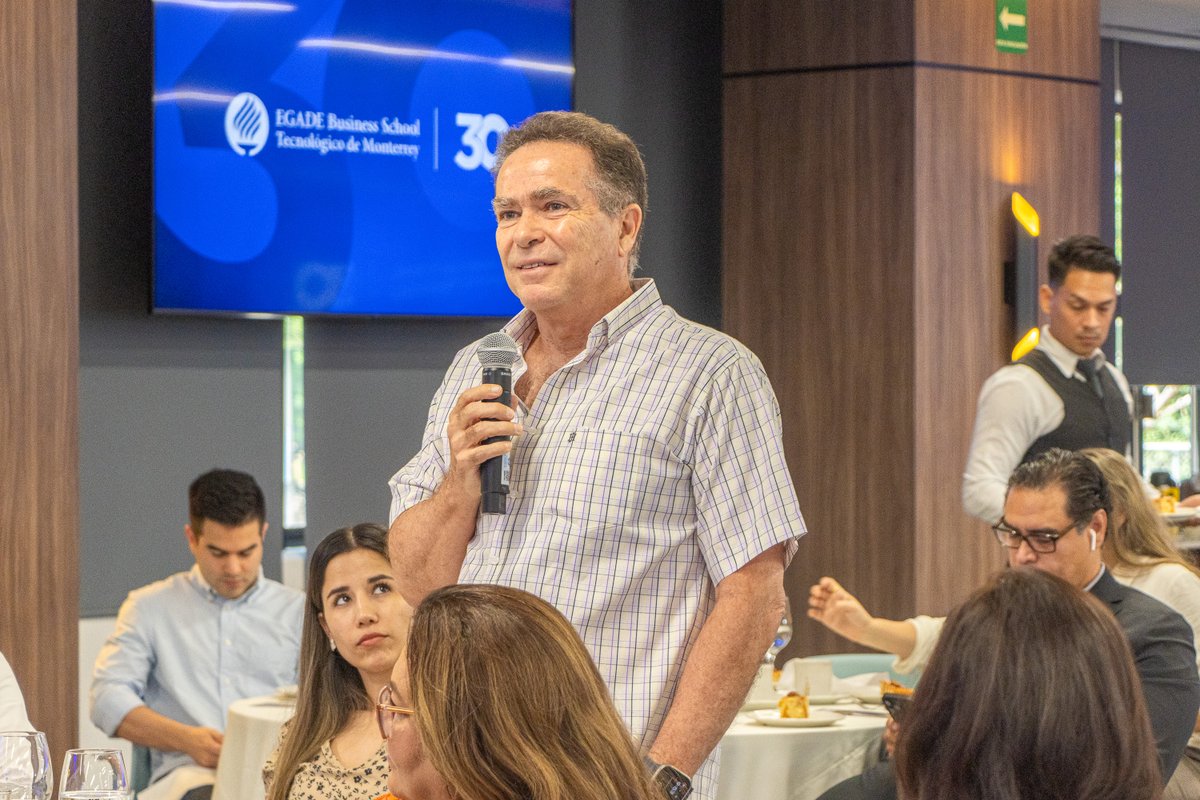 Ayer contamos con la presencia del Dr. Horacio Arredondo, Decano Nacional de la Escuela de Negocios y EGADE Business School, y del Dr. Ricardo Buitrago, Director Nacional de Doctorados de la EGADE Business School, que conversaron con empresarios y organizaciones sinaloenses.