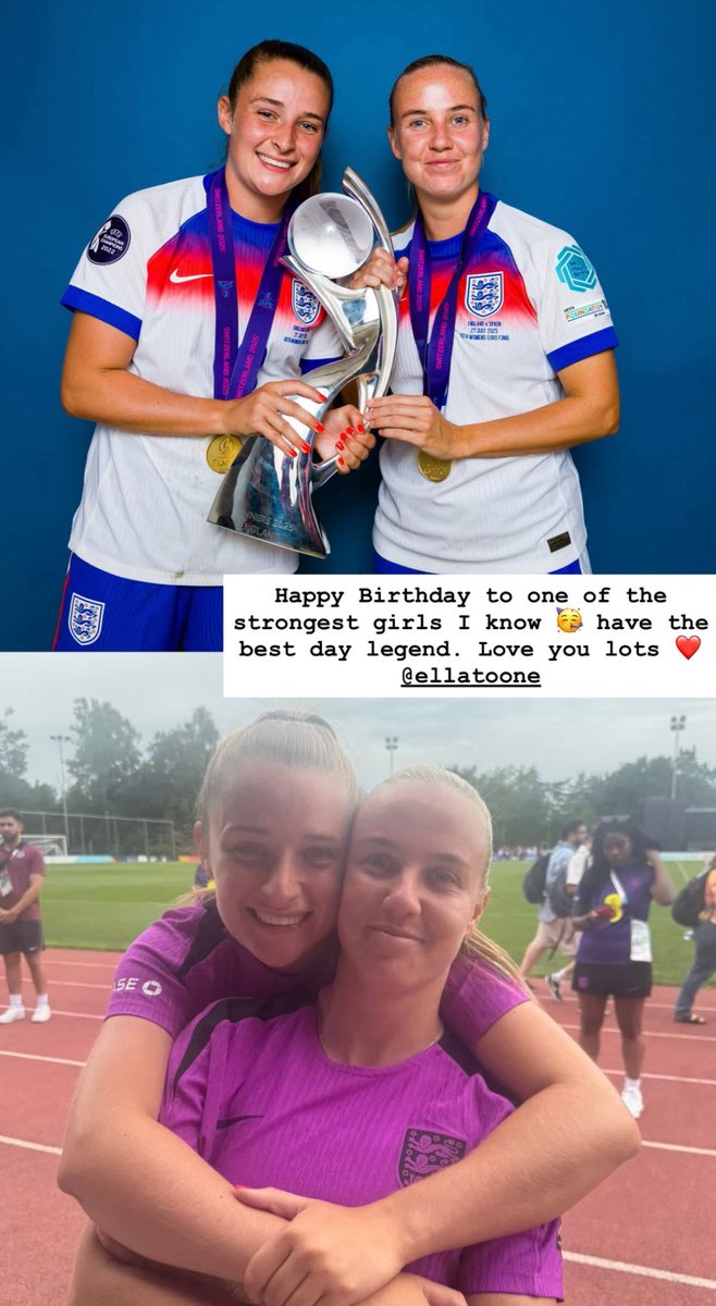 Beth’s birthday message for Ella Toone on IG 
📸: bethmead_ on IG
