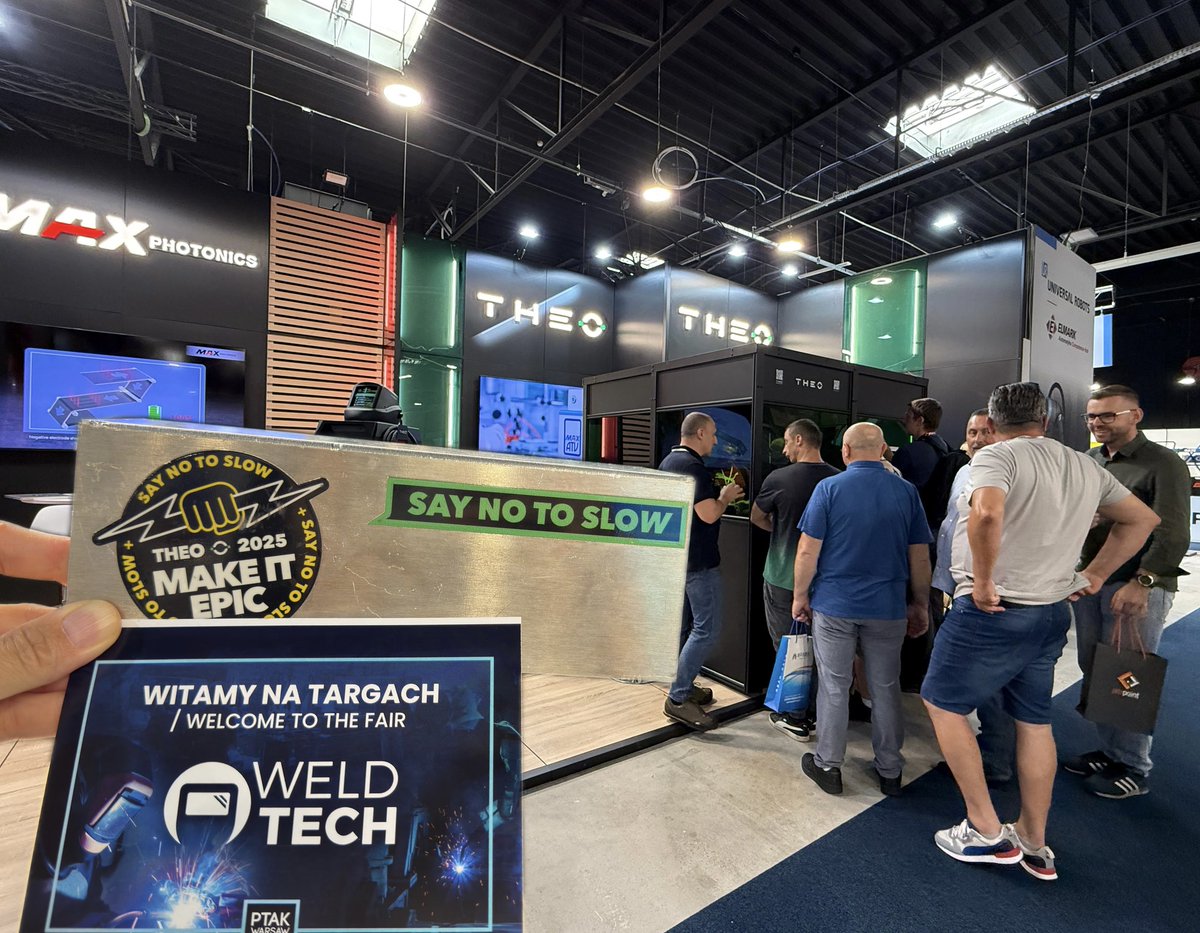Theoincofficial's tweet image. #Warsaw we&apos;re back for #Weldtech Ptak Warsaw Expo 🚀
Same hall, new sparking vibes + live welding demos ⚡

📅 2–4 September 2025
📍D3.16

Drop by, try THEO yourself, our crew is happy to talk shop with you.

#TheoLaser #LaserWelding #SayNoToSlow #WeldDifferent #SafeLaserWelding