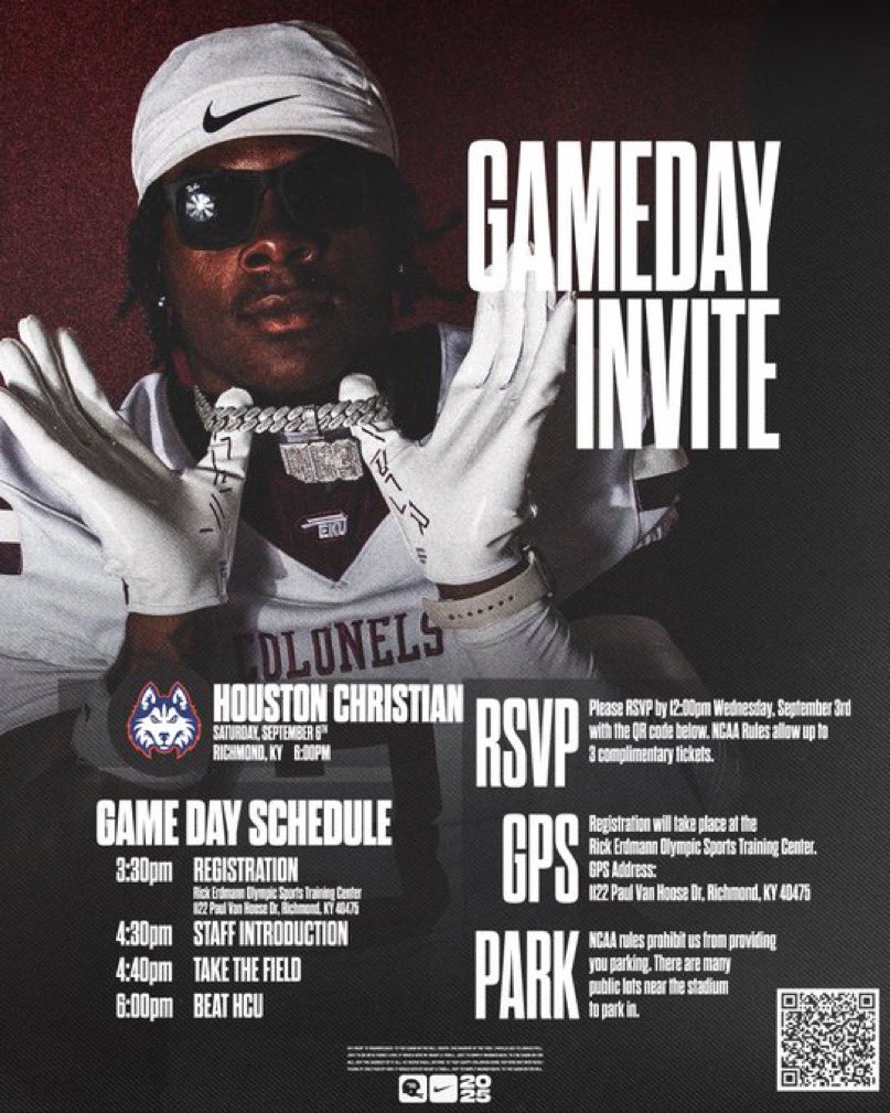 Thank you for the game day invite <a href="/CoachDerekDay/">Derek Day</a> <a href="/Coach__Jake/">Jake Johnson</a>