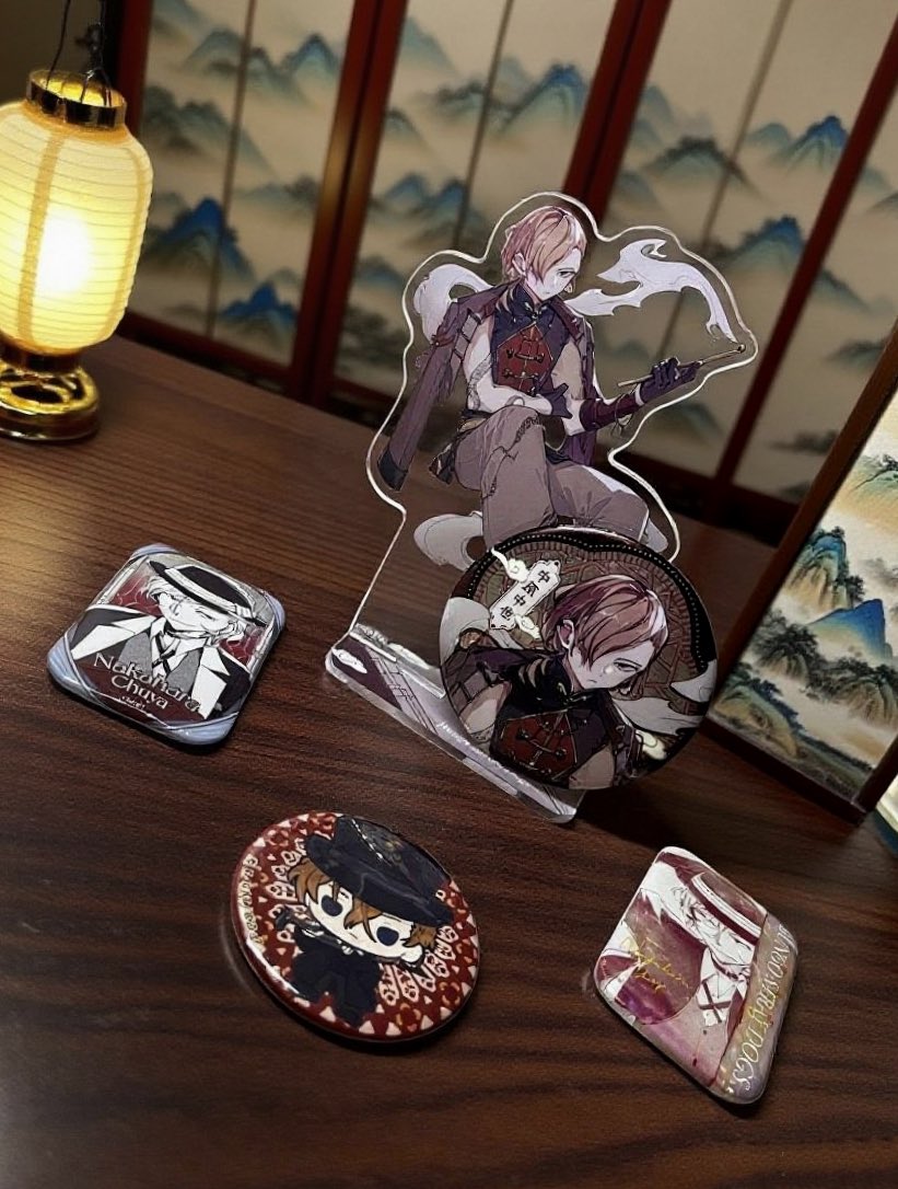 youyusis's tweet photo. 🏮朋友送的～中也好美！☺️

#文豪ストレイドッグス #中原中也  #chuya https://t.co/c0R4A1SBIs