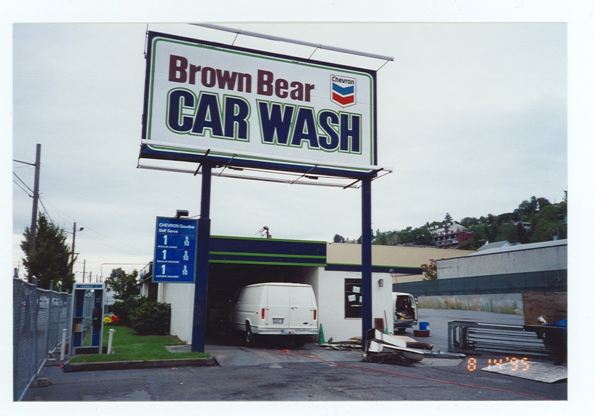 From the archives: Seattle roots, same shine. 🐻✨ See you in the tunnel. #BrownBearCarWash