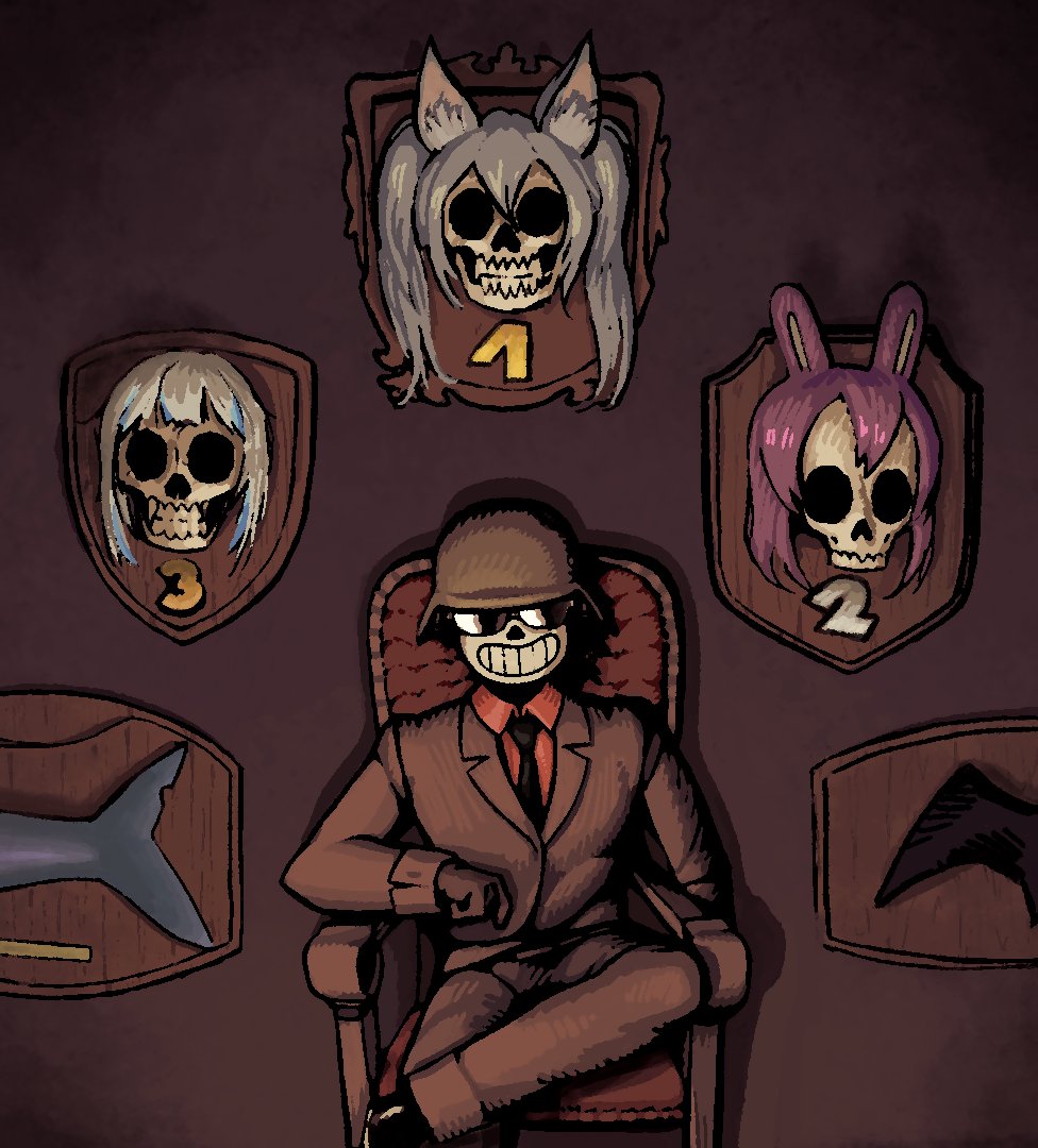 MissingNone's tweet image. Say hello to the winners of the first ever @ShvartzCarl 's millstone award for real sama sisters only with:
1st    Kirsche Verstahl    with 33% votes
2nd  Pippkin Pippa         with 30% votes
3rd   Gawr Gura/Saba   with 27% votes

Become a super chud NOW and join future events