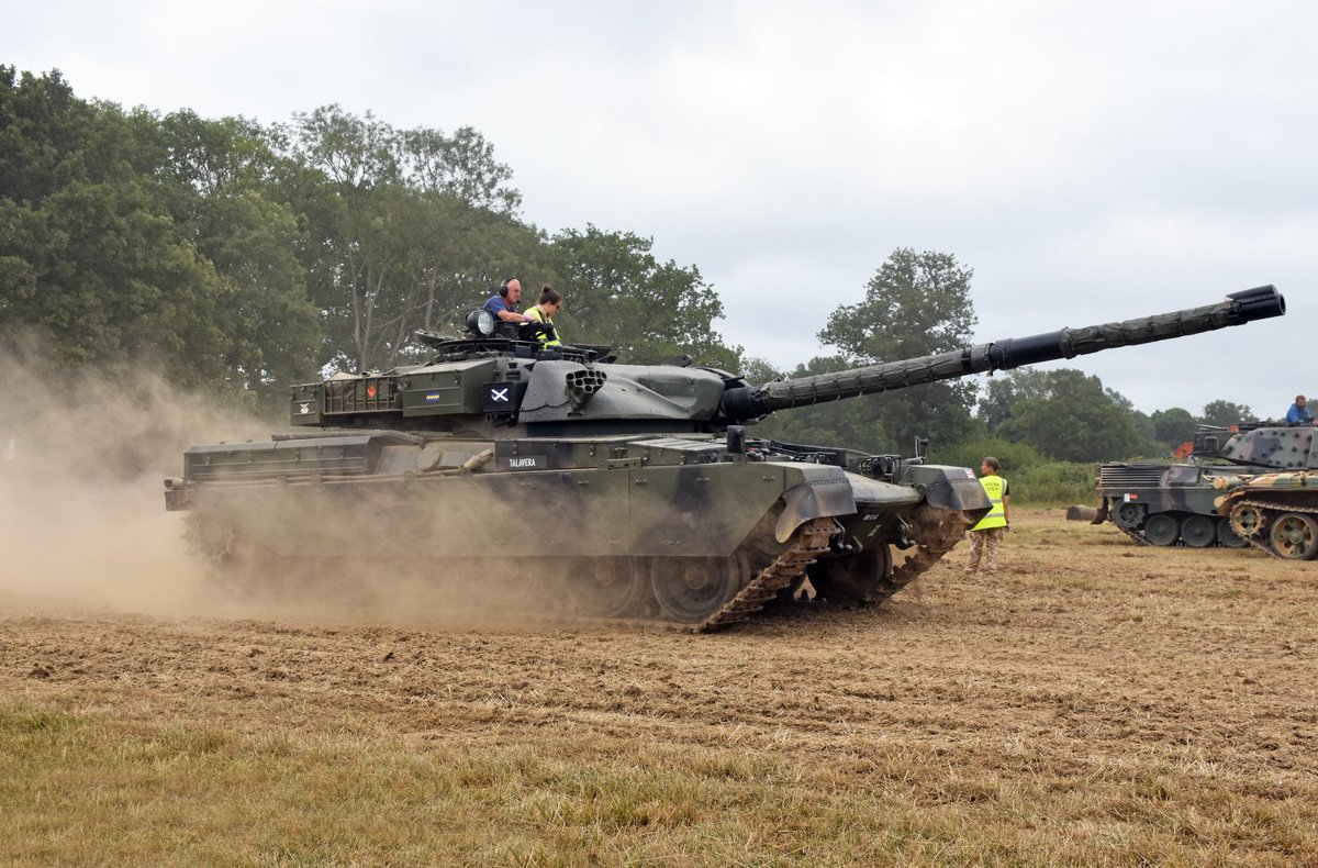 A Chieftain in the dust for #tanktuesday from the arena at the Capel show this year.