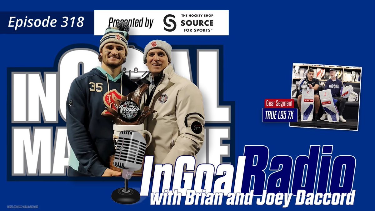 Can't miss feature interview with Seattle Kraken goalie Joey Daccord and his dad, Brian Daccord, who is now Detroit Red Wings director of goaltending, headlines latest episode of the InGoal Radio Podcast presented by @thsgoal 

Listen here: kite.link/IG-318