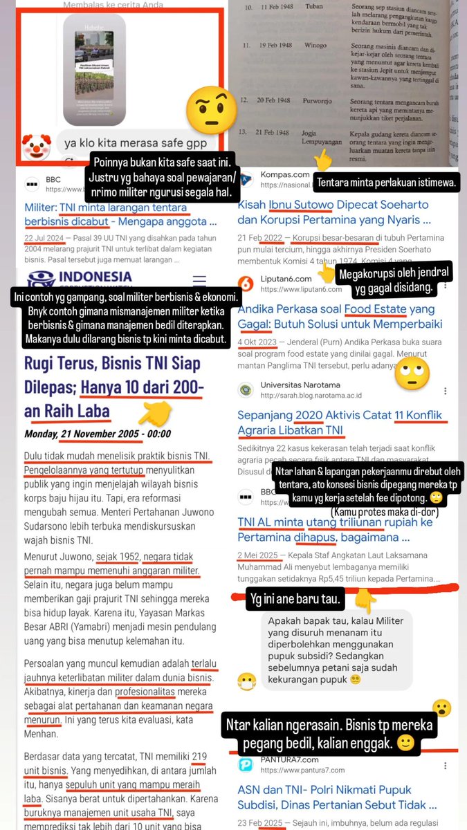 Step by step menuju multifungsi tentara. 🙂