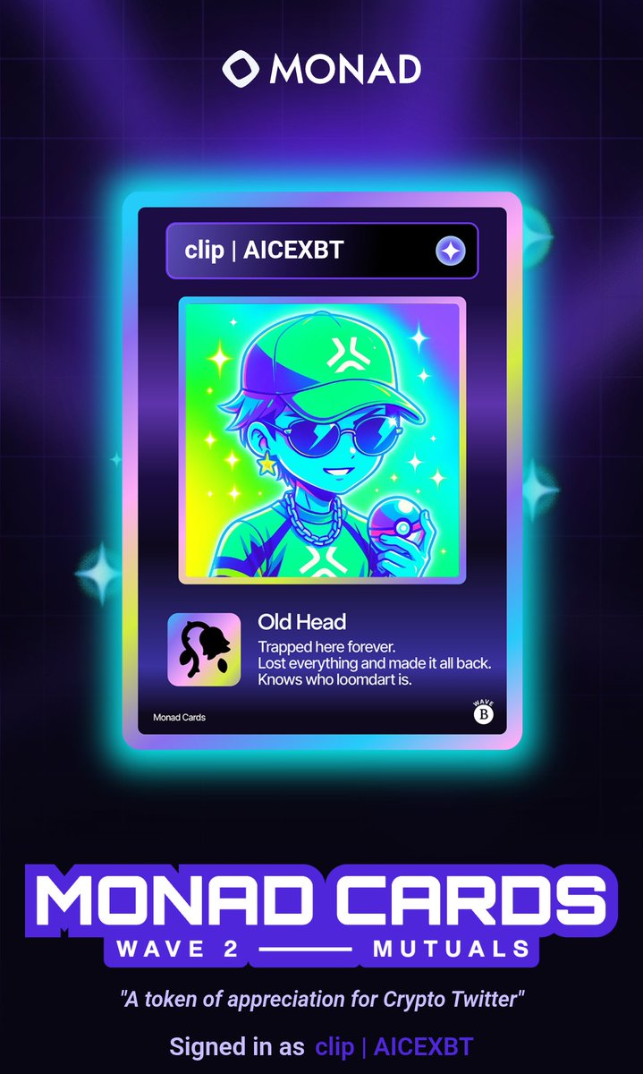 Claimed my <a href="/monad/">Monad (mainnet arc)</a> card, thanks for the nomination <a href="/jeffreygwei/">jeffreygwei</a> !!