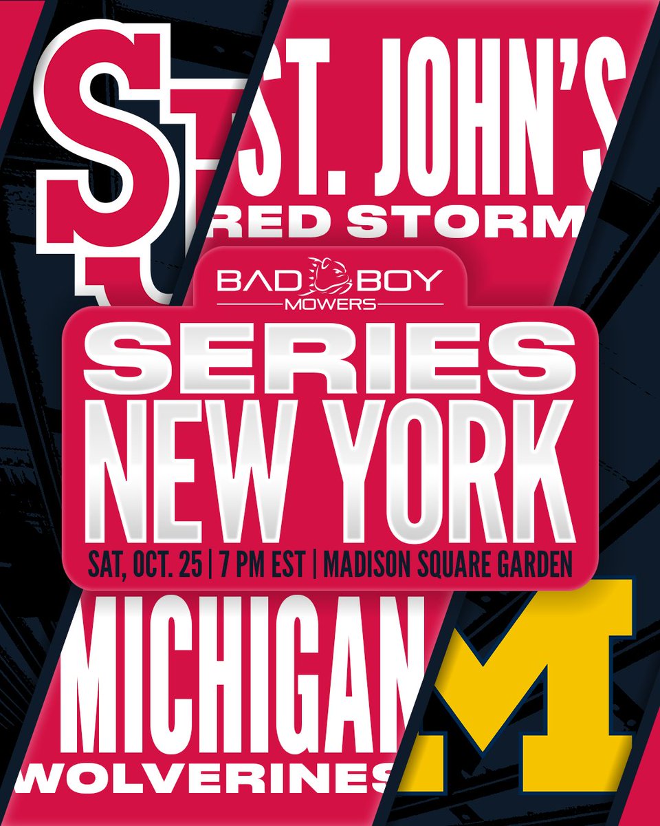 St. John's 🆚 Michigan at <a href="/TheGarden/">MSG</a> 🏟️

This exhibition game will take place on October 25 at 7 p.m 🗓️

🗞️: bit.ly/3K2gIOP

#RedStorm