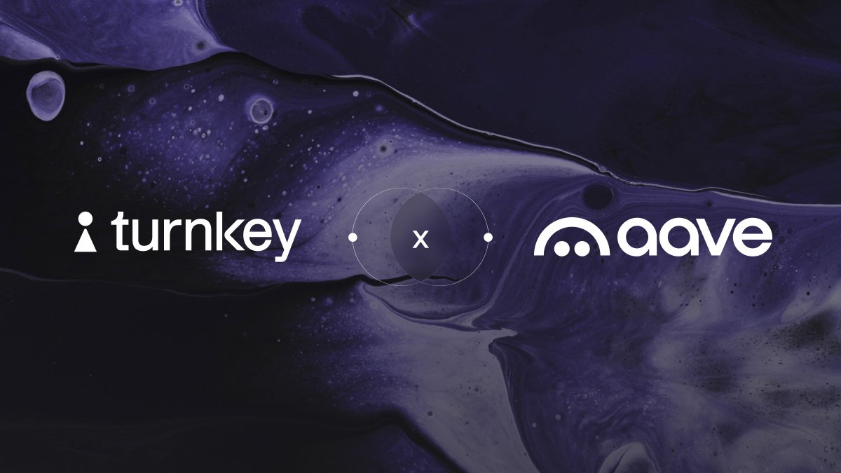 Turnkey x Aave 협업 배너