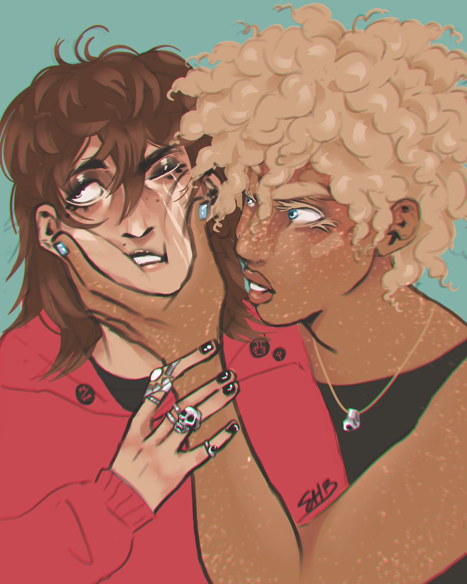 sadderhalfblood's tweet photo. Solangelo!! Ft Levico kinda #PercyJackson #Solangelo #NicoDiAngelo #WillSolace #thesunandthestar #tsats #fanart #speeddraw https://t.co/2kLifBxx57